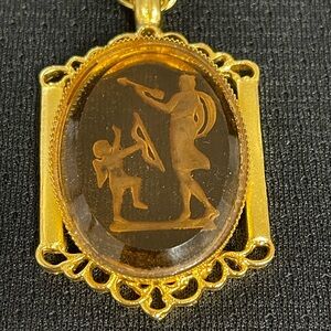 GOLDETTE vintage gold long necklace